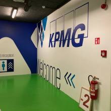 décoration murale KPMG Luxembourg