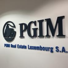 PGIM Real Estate Luxembourg S.A. plexiglass