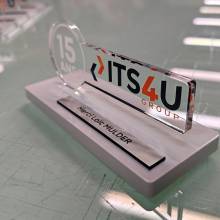 its4you, plexiglas, laser, impression UV, acrylique, trophée