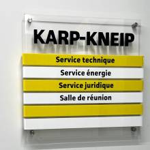 karp-kneip, bertange, cnc, plexiglass, signaletique, sign