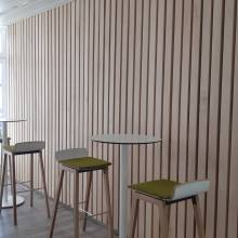 LUXEMBOURG CONVENTION BUREAU, liberté, fraisage, cnc, wood wall, claustra, bois massif, wall decor, office design