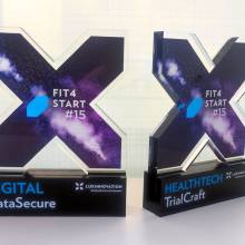 Luxinnovation, Nexus, fit4start, trophee, award, sur mesure, plexiglas, laser, trotec, colorado, acrylique