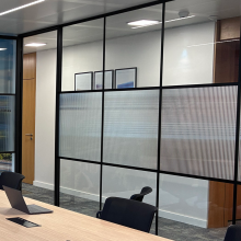 ricoh, luxembourg, discrétion, films, effet 3d, glass manifestation, verre cannelé