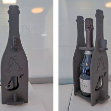 imprimerie, schlimé, luxembourg, coffret, bouteille, champagne, fraisage, mdf, cadeau, packaging