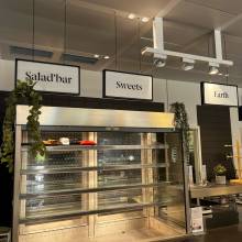 sodexo, pictet, enseigne, signalétique, information, menu, restaurant, fraisage, sur mesure