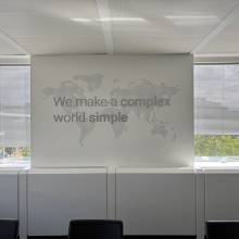 TMF Luxembourg, Neudorf, dibond alu brossé, fraisage, cnc, habillage mural